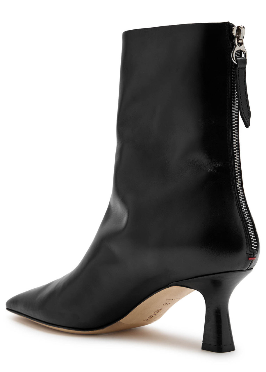 Aeyde Elina 55 Leather Ankle Boots - 2