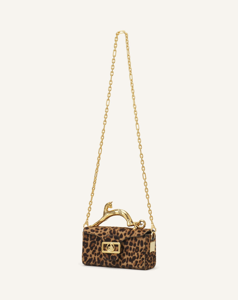 Lanvin NANO PENCIL CAT BAG IN LEOPARD PRINT outlook