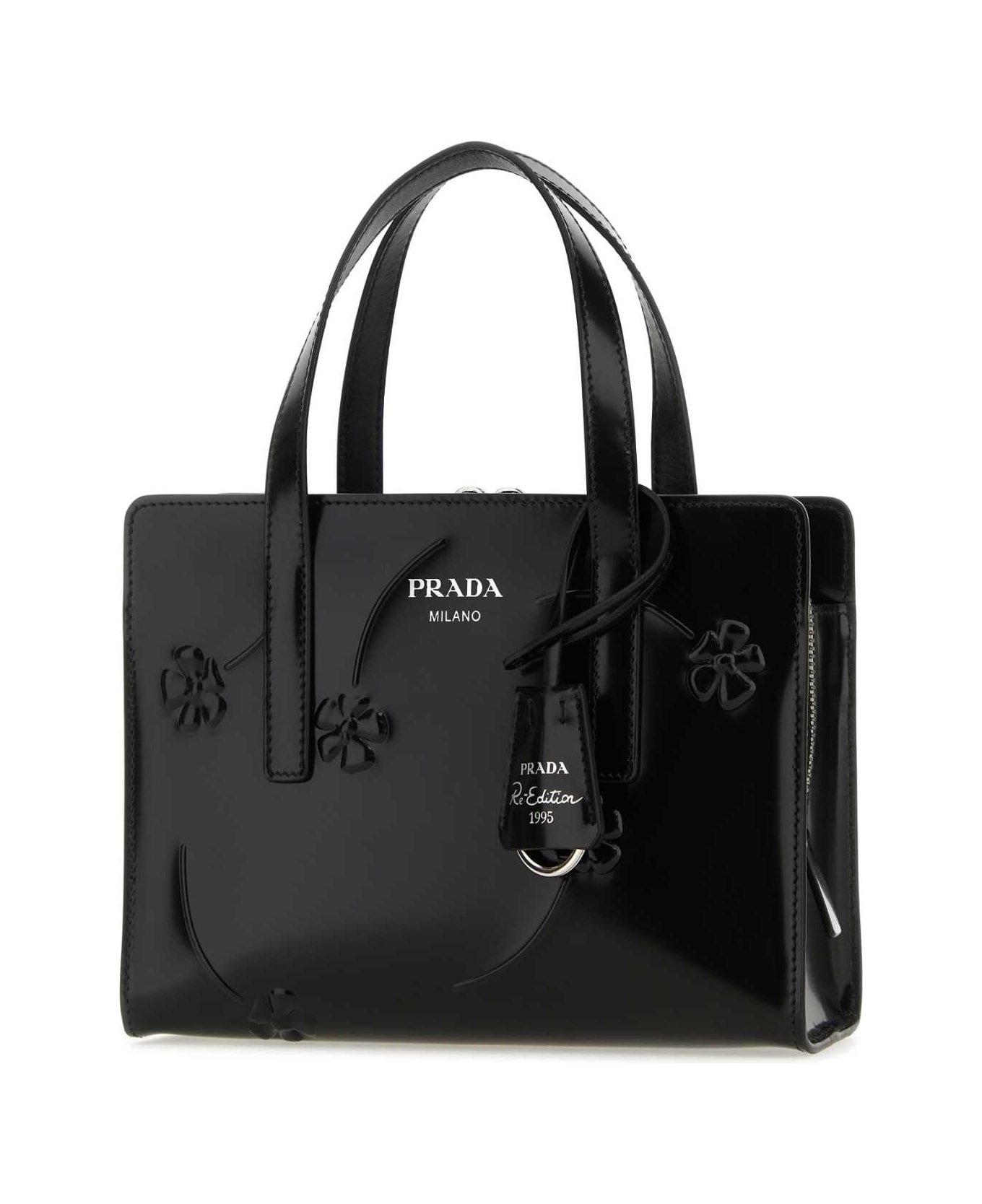 Black Leather Re-edition 1995 Handbag - 2