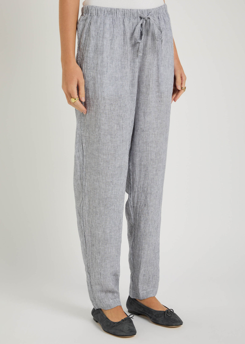 EILEEN FISHER Eileen Fisher Striped Linen Trousers outlook