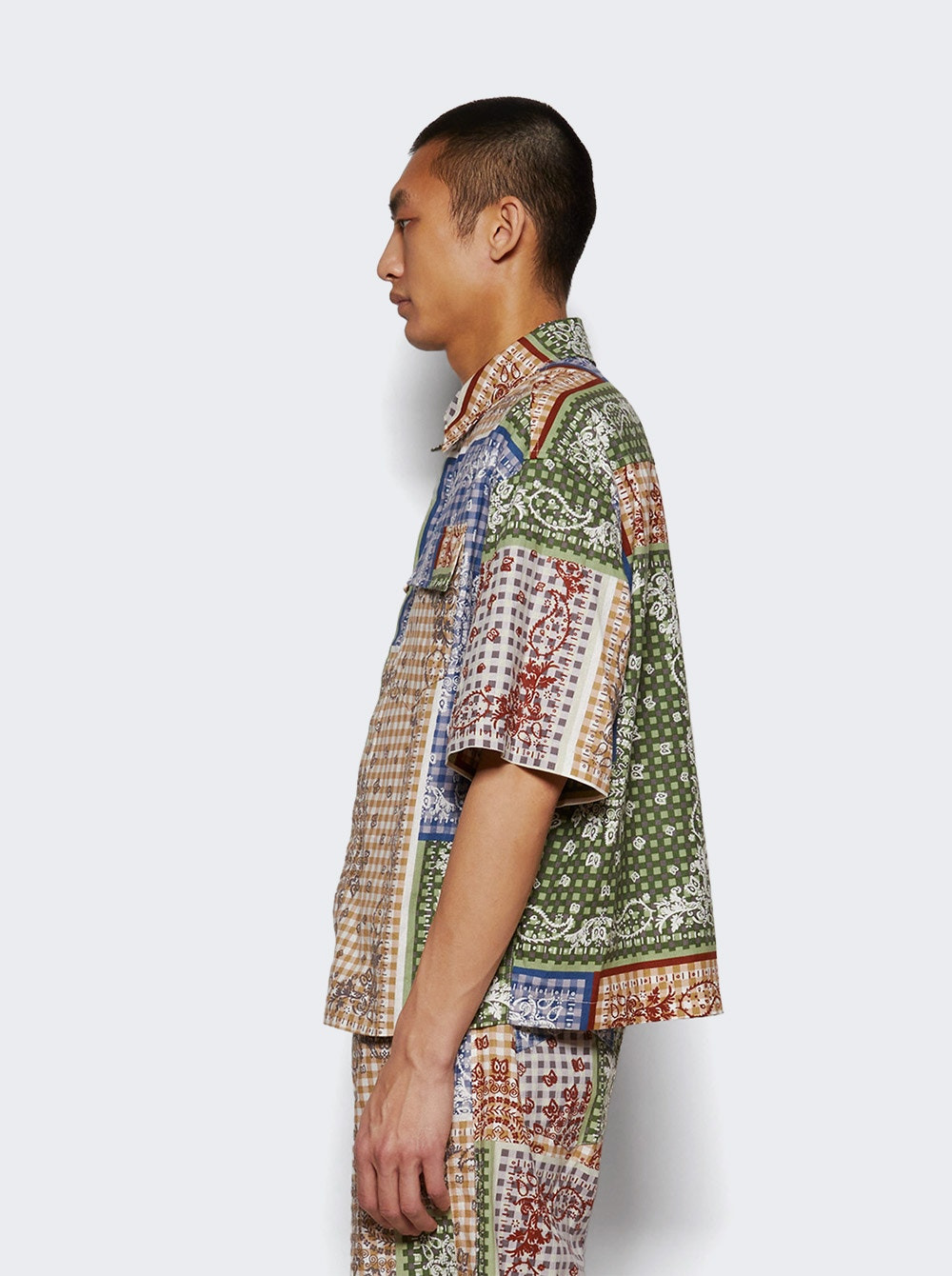 Bandana Boxy Work Shirt Multicolor - 3