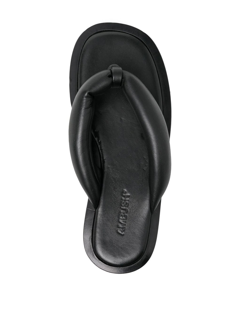 padded-strap flip flops - 4