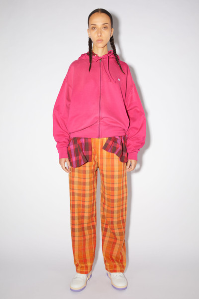 Acne Studios Hooded sweatshirt - Fuchsia pink outlook