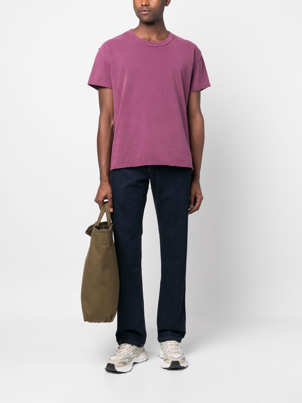 mid-rise straight-leg jeans - 2