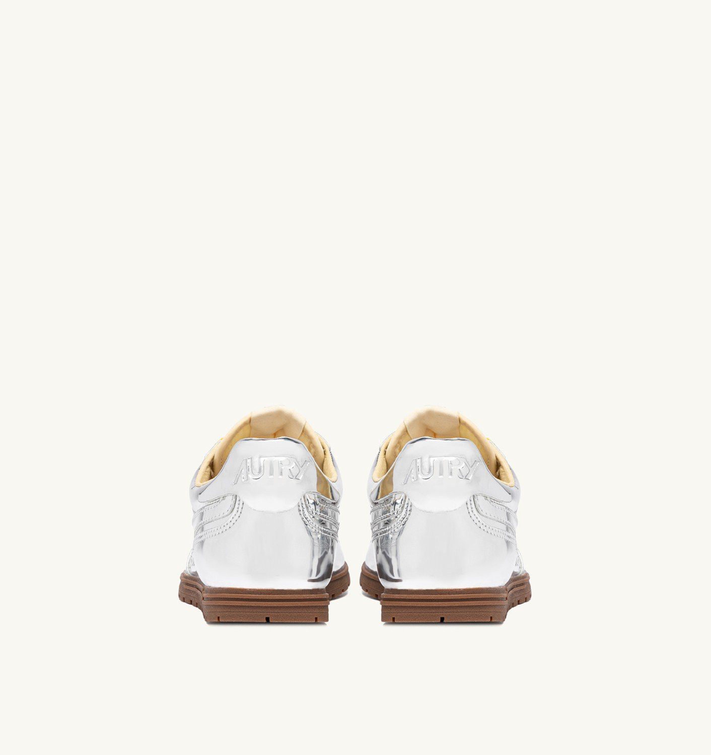 WINDSPIN SILVER MIRRORED SNEAKERS - 3