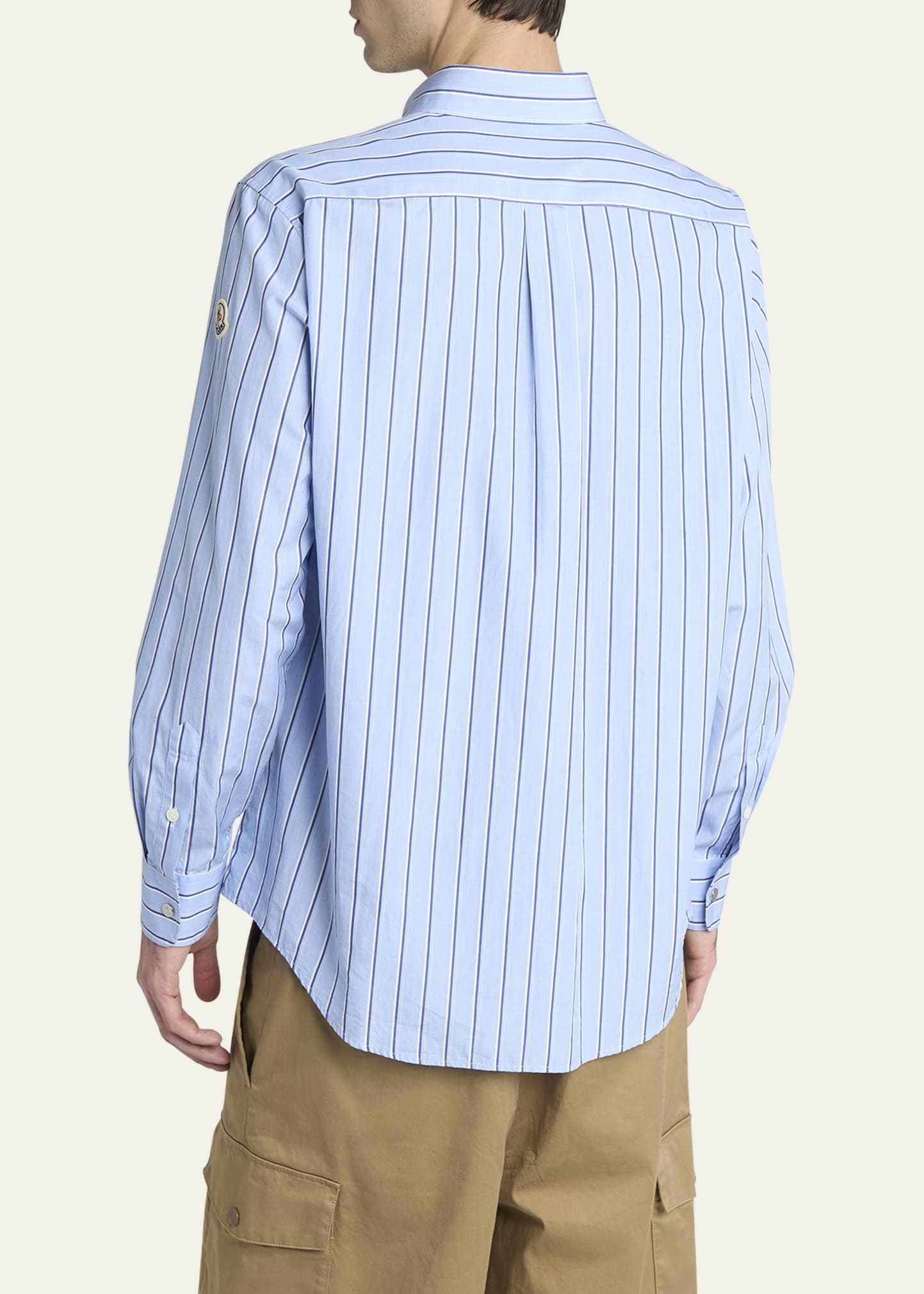 Men's Wool Multi-Stripe Sport Shirt - 3