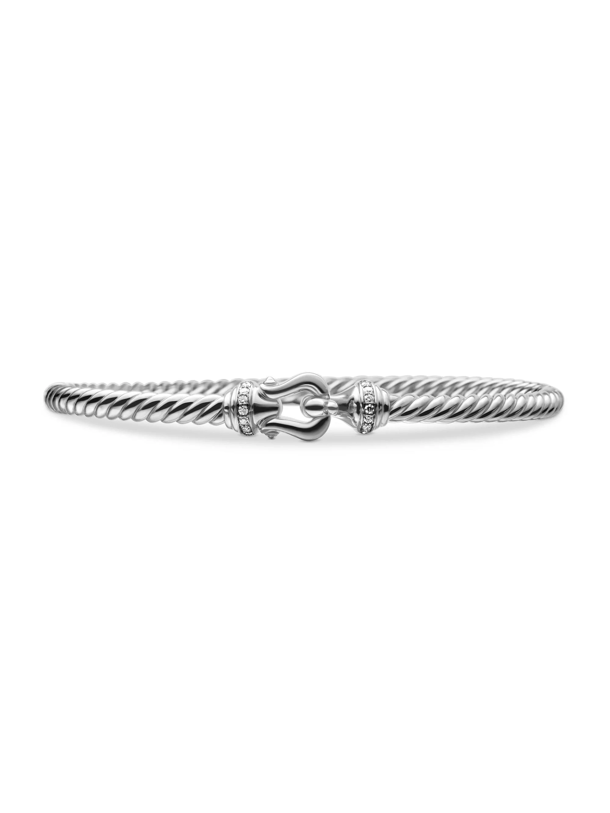 Women's Cable Collectibles 18K White Gold & Diamond Bracelet - White Gold - 1