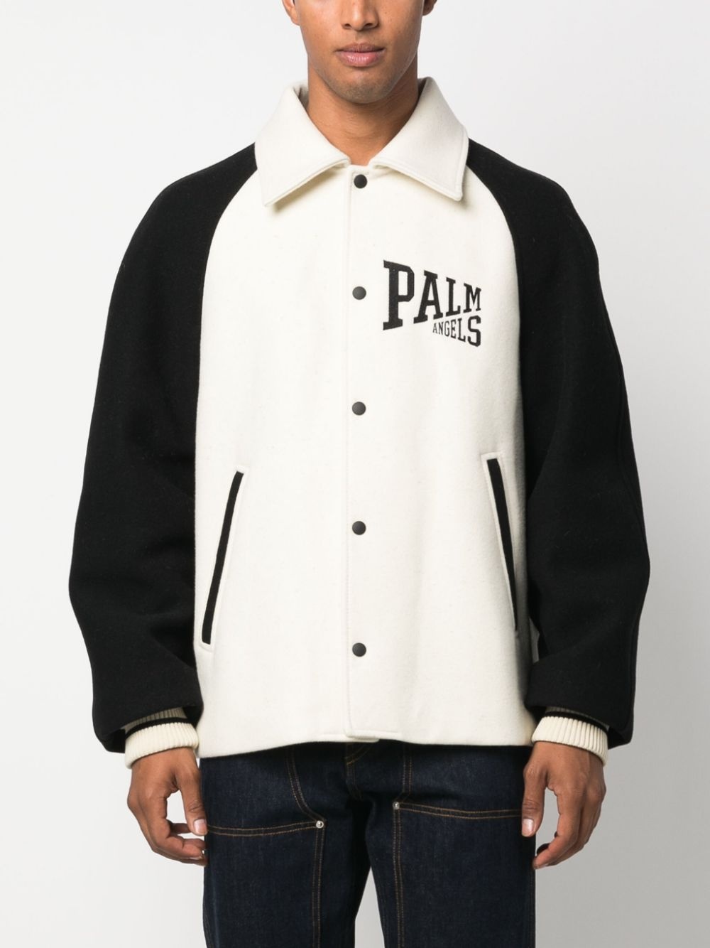 University virgin-wool bomber jacket - 3