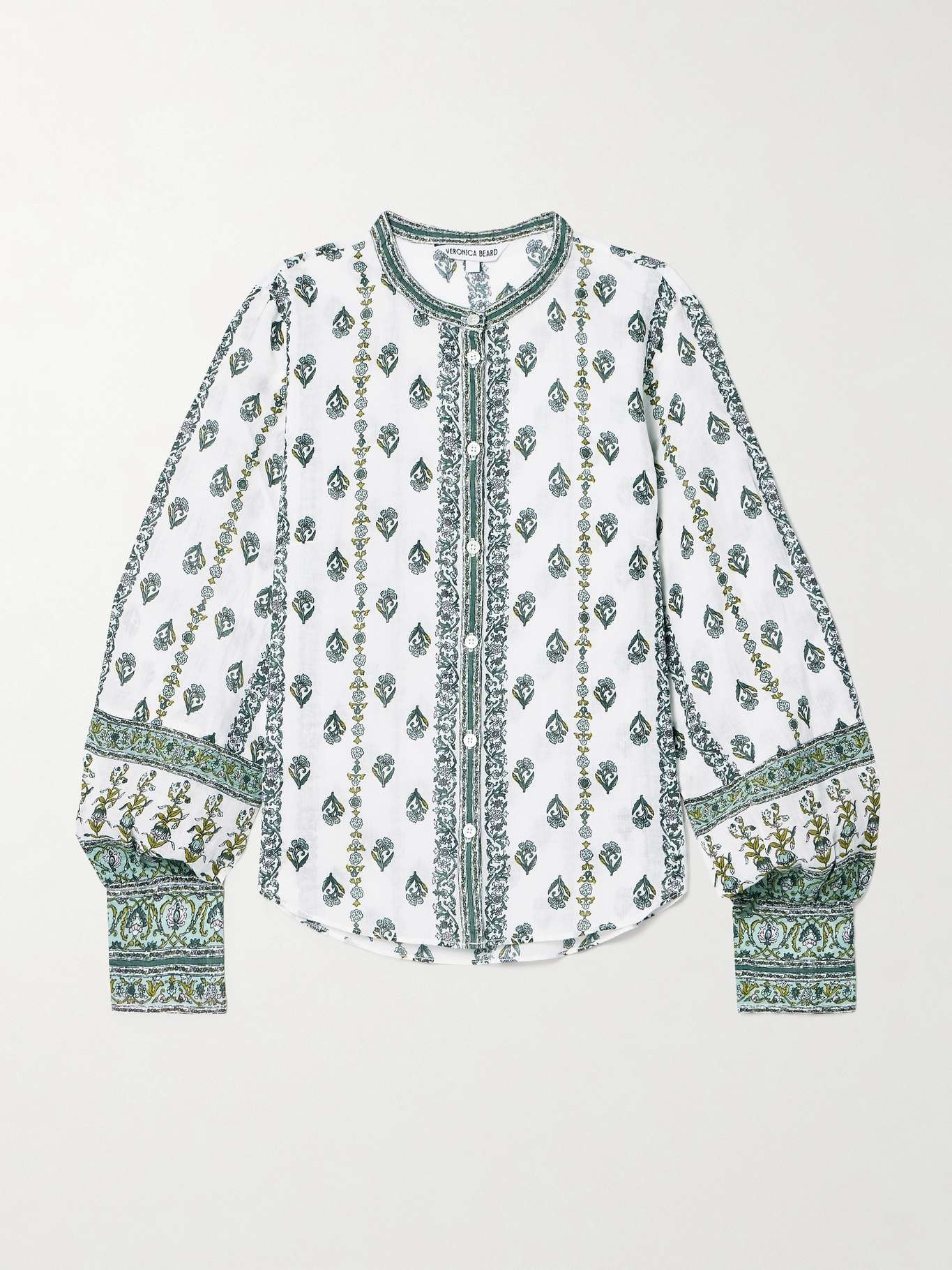 Thorp printed ramie shirt - 1