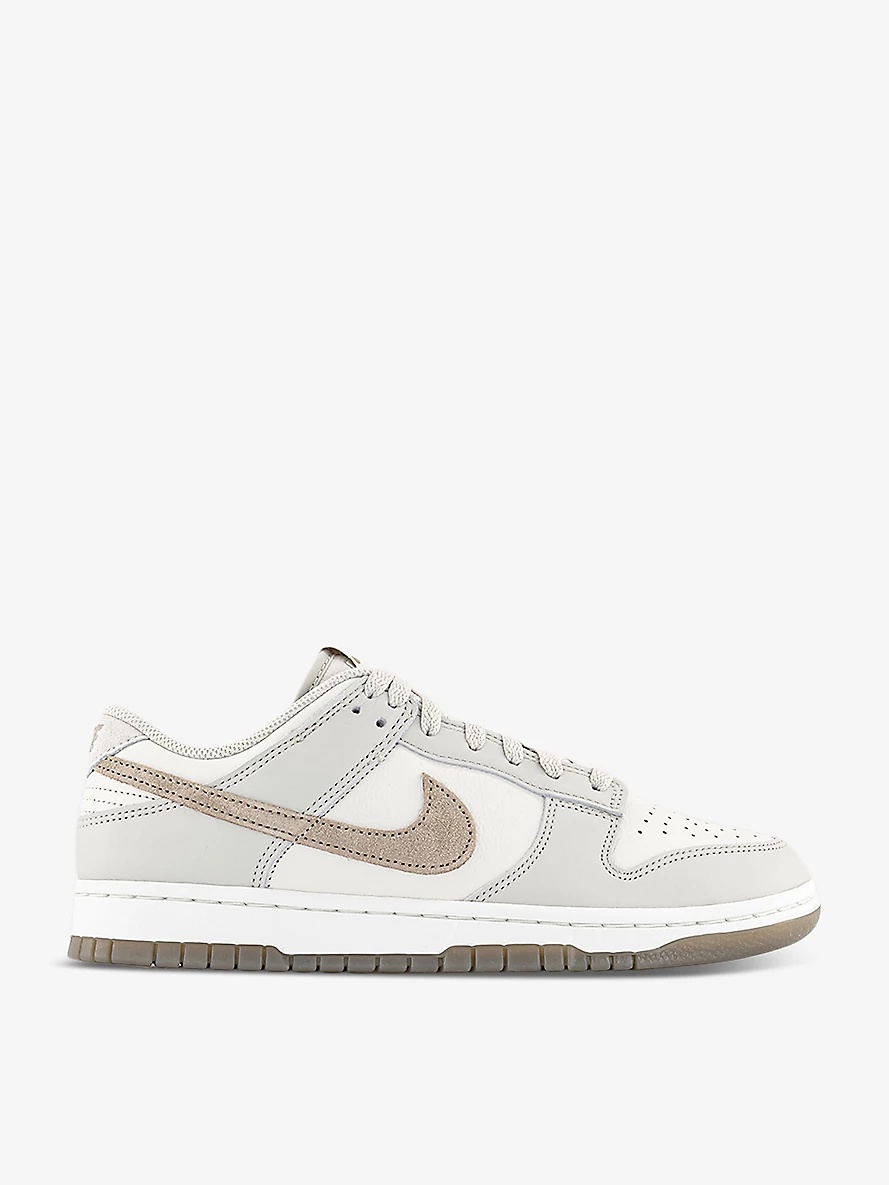 Dunk Low panelled leather low-top trainers - 1