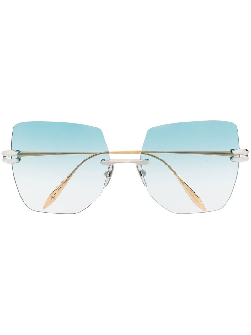 gradient butterfly-frame sunglasses 1