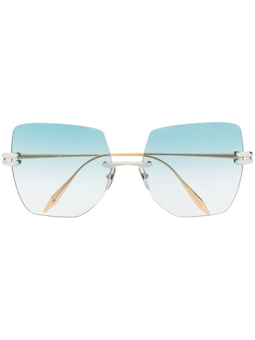 gradient butterfly-frame sunglasses - 1