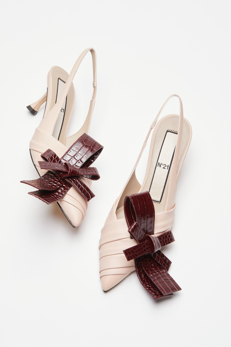 SLINGBACK WITH BOW 5