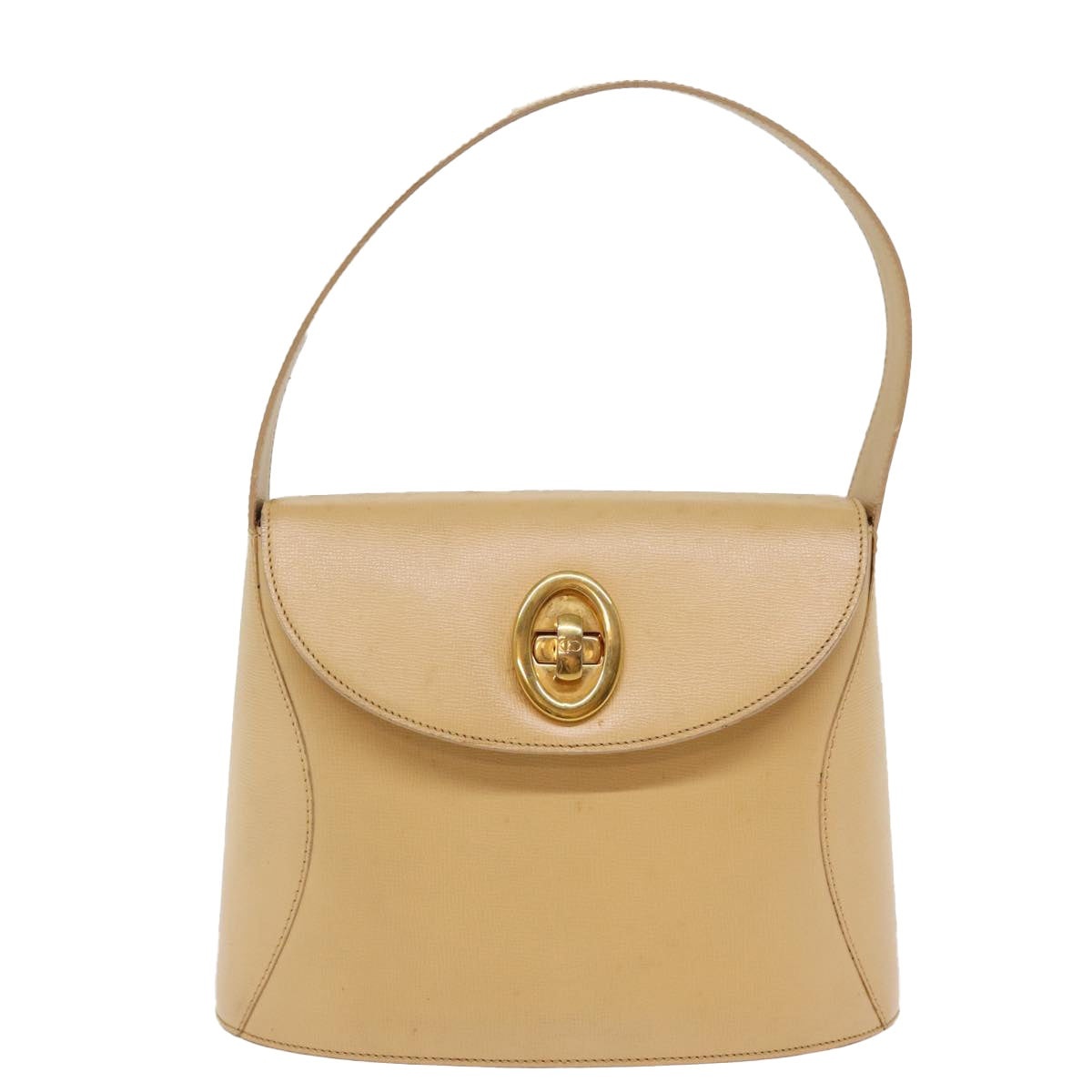 DIOR Hand Bag Leather Beige - 13