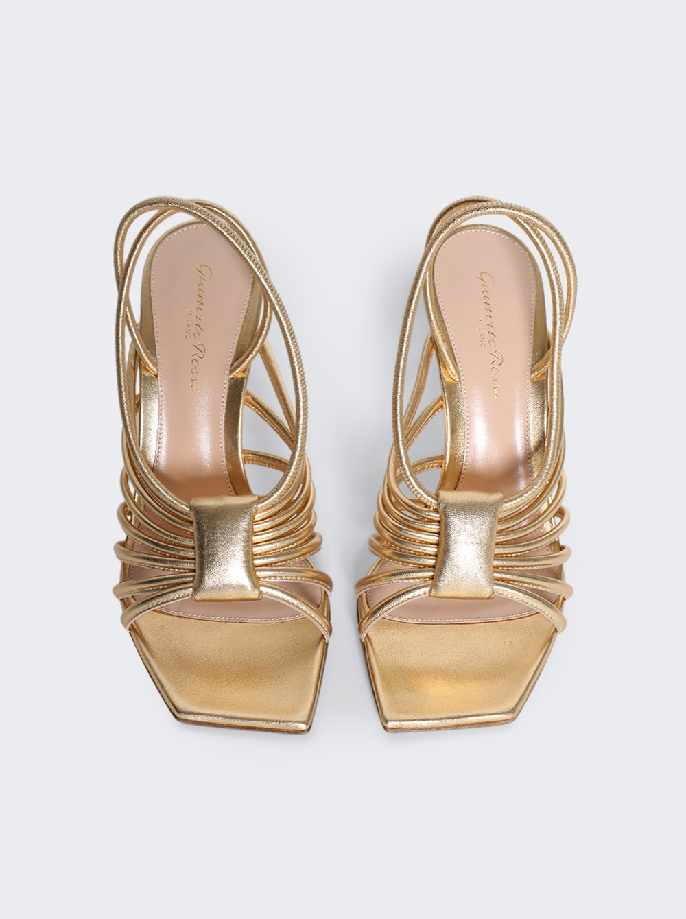 Hellen High Heeled Sandals Gold - 5