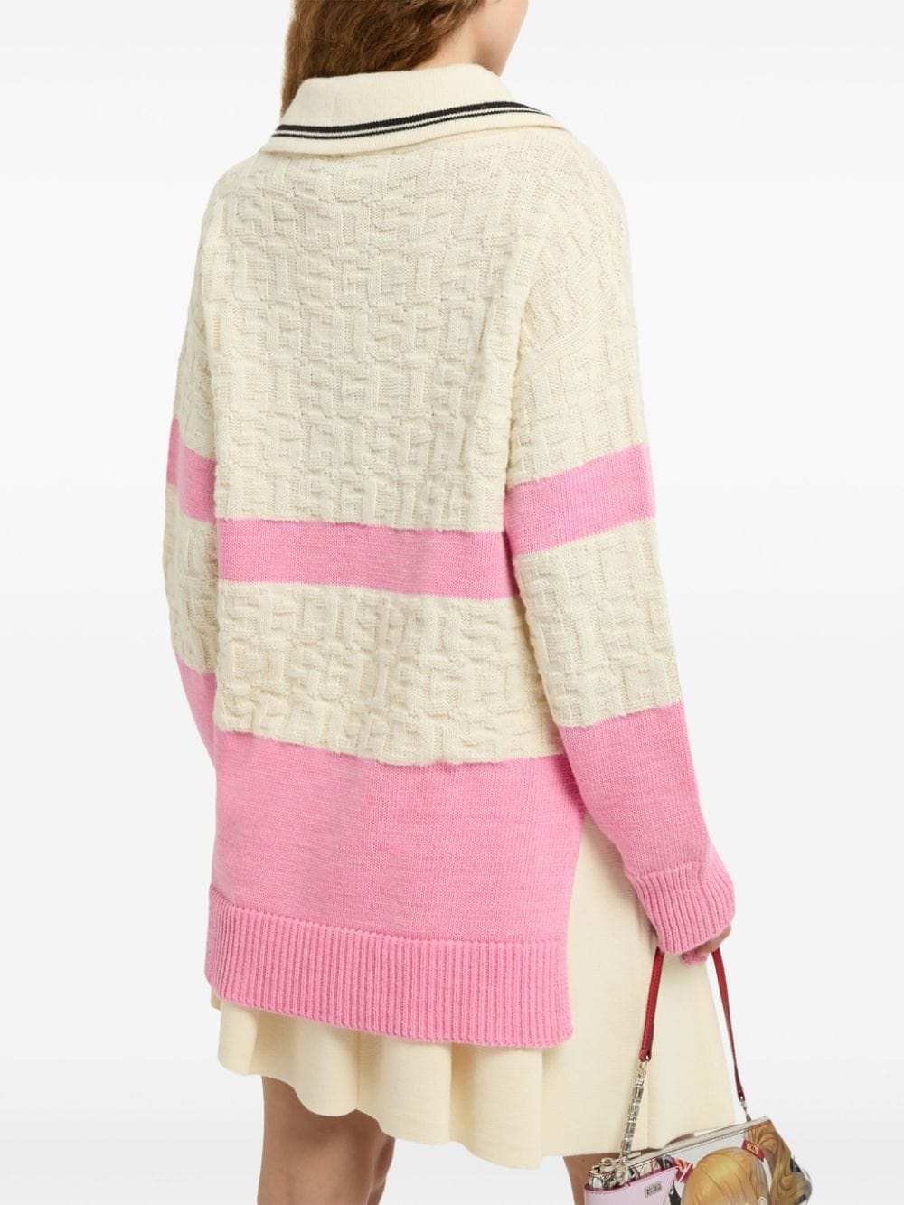 monogram sweater - 5