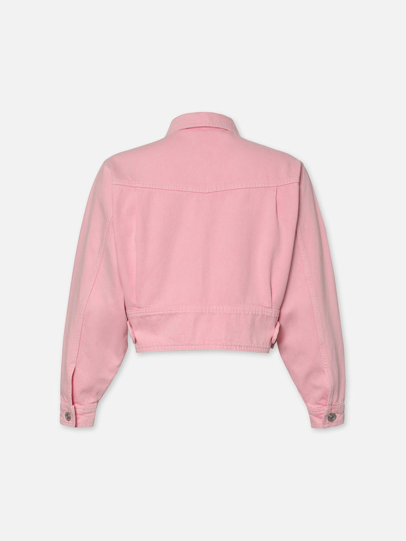 FRAME Heart Jacket in Washed Dusty Pink outlook