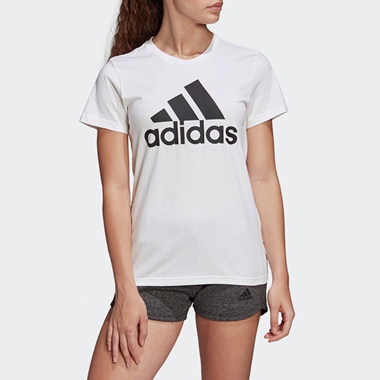 adidas Large Alphabet Logo Short Sleeve White FQ3238 - 3