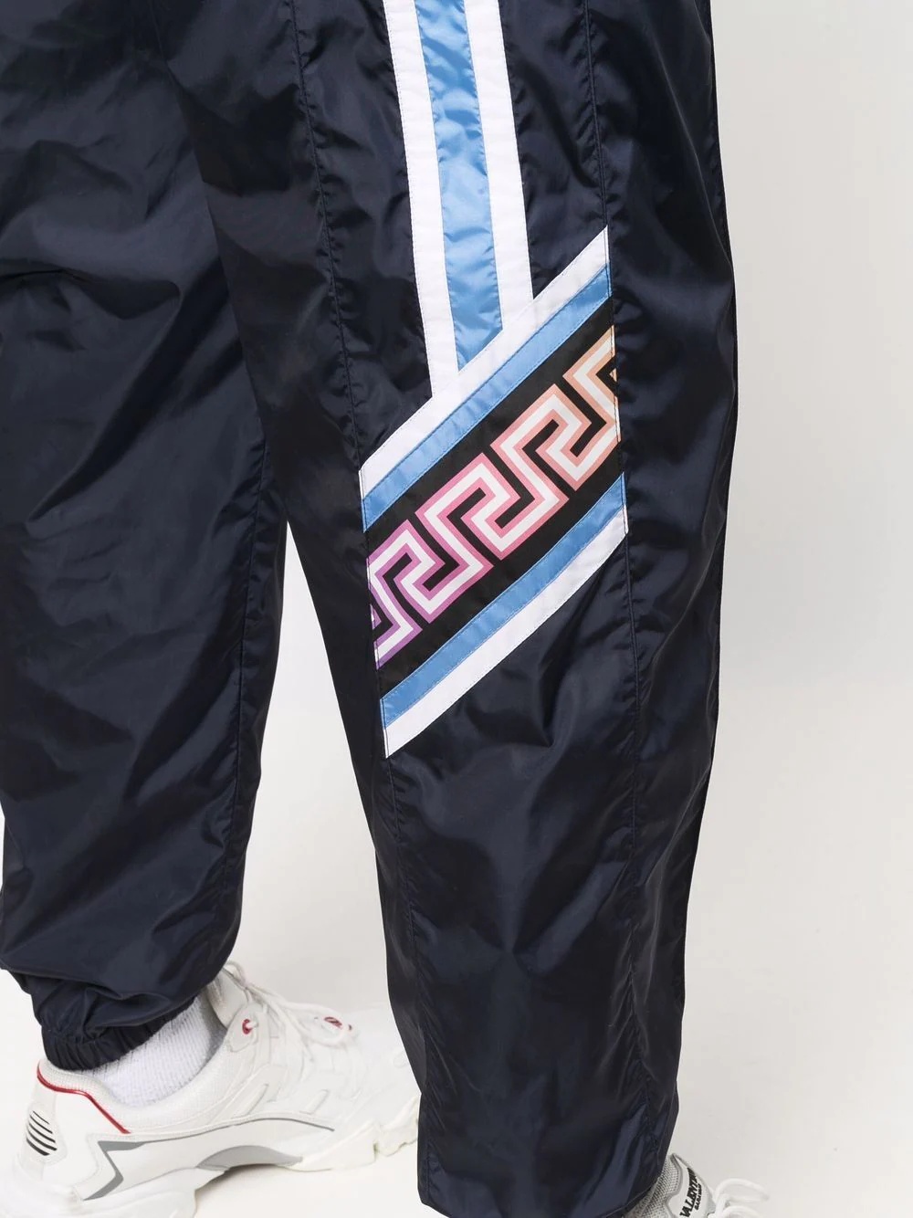 Greca-detail track pants - 5