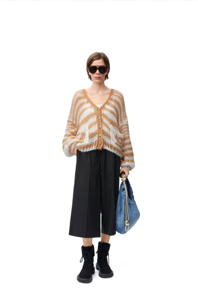 Loewe Anagram cardigan in mohair outlook