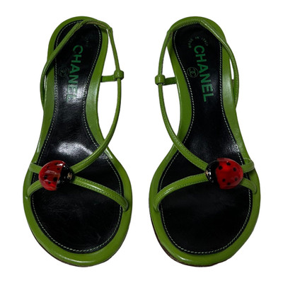 CHANEL CHANEL Ladybug Slingback Sandals outlook