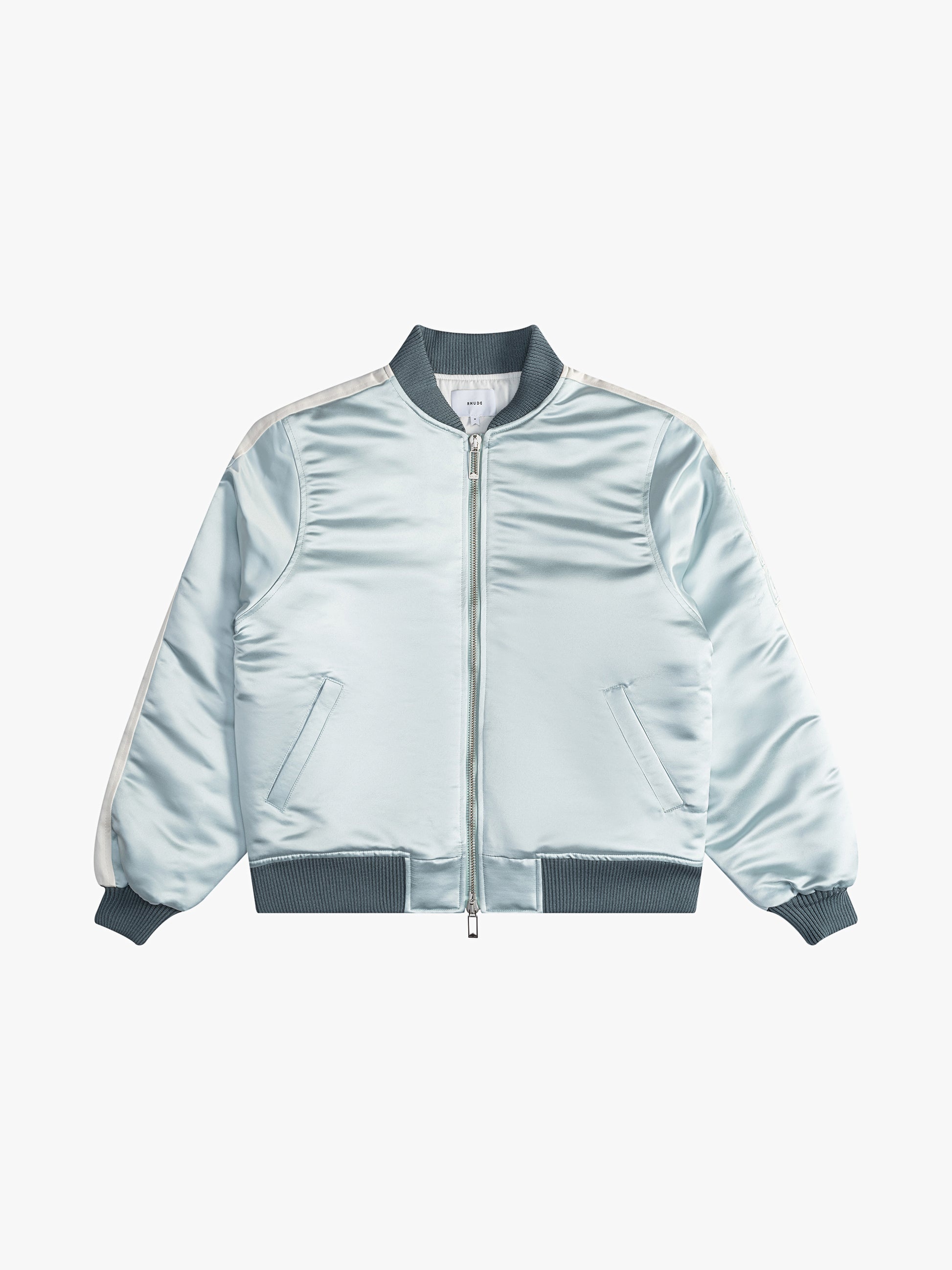 RHUDE BOYS 02 SATIN BOMBER - 1