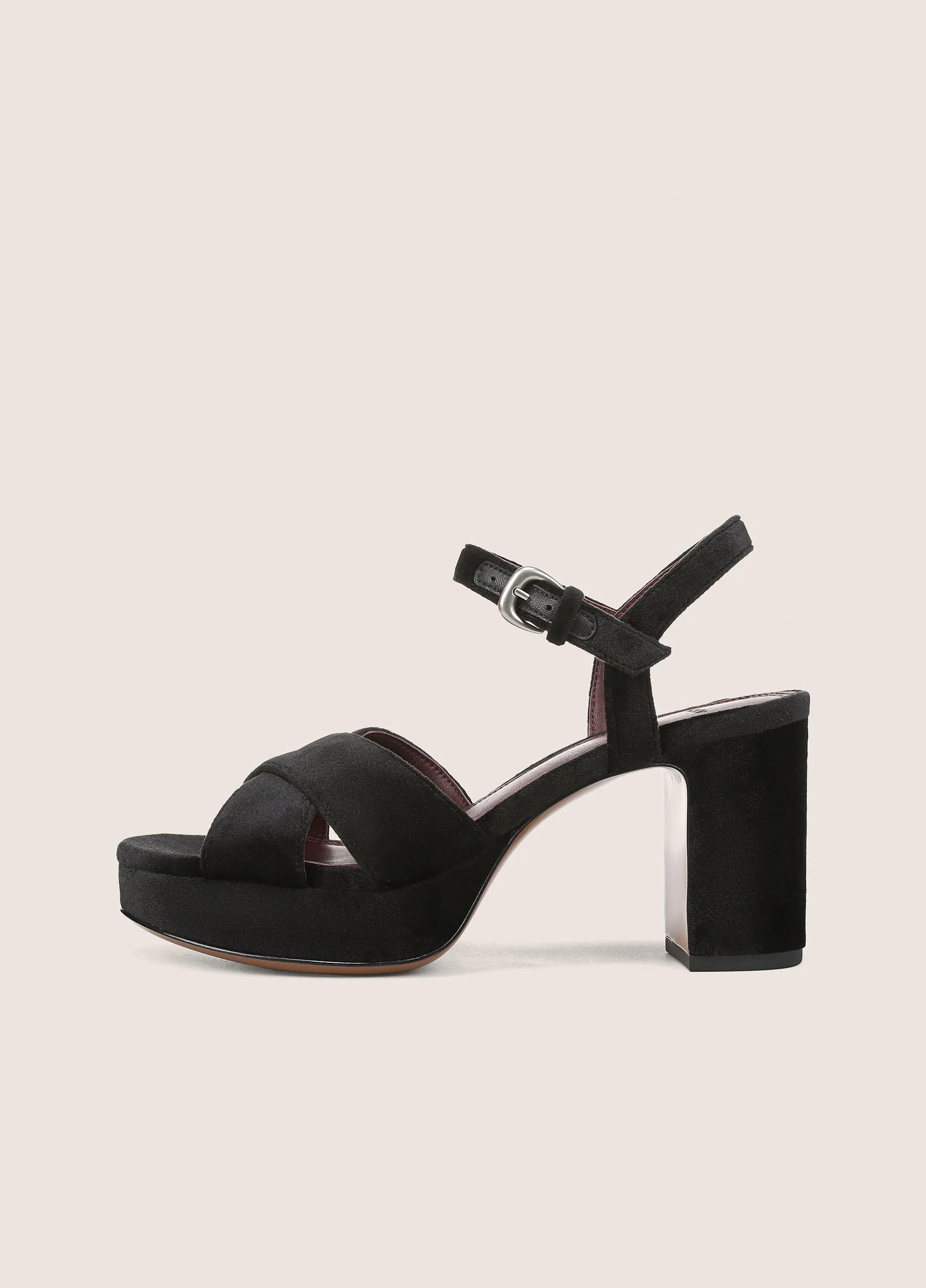 Ericka Velvet Platform Sandal - 1