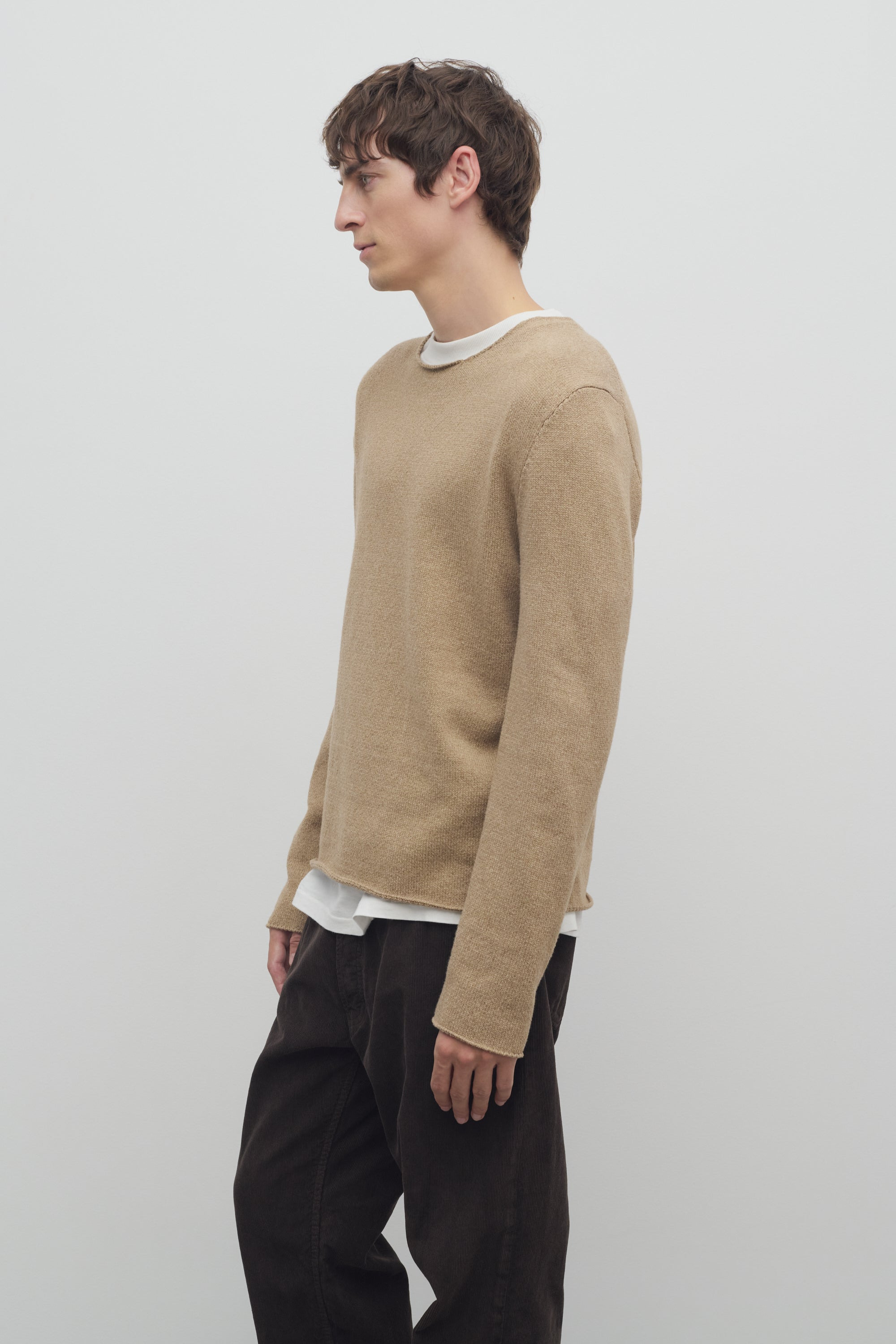 Shai Sweater in Virgin Wool and Cotton - 4