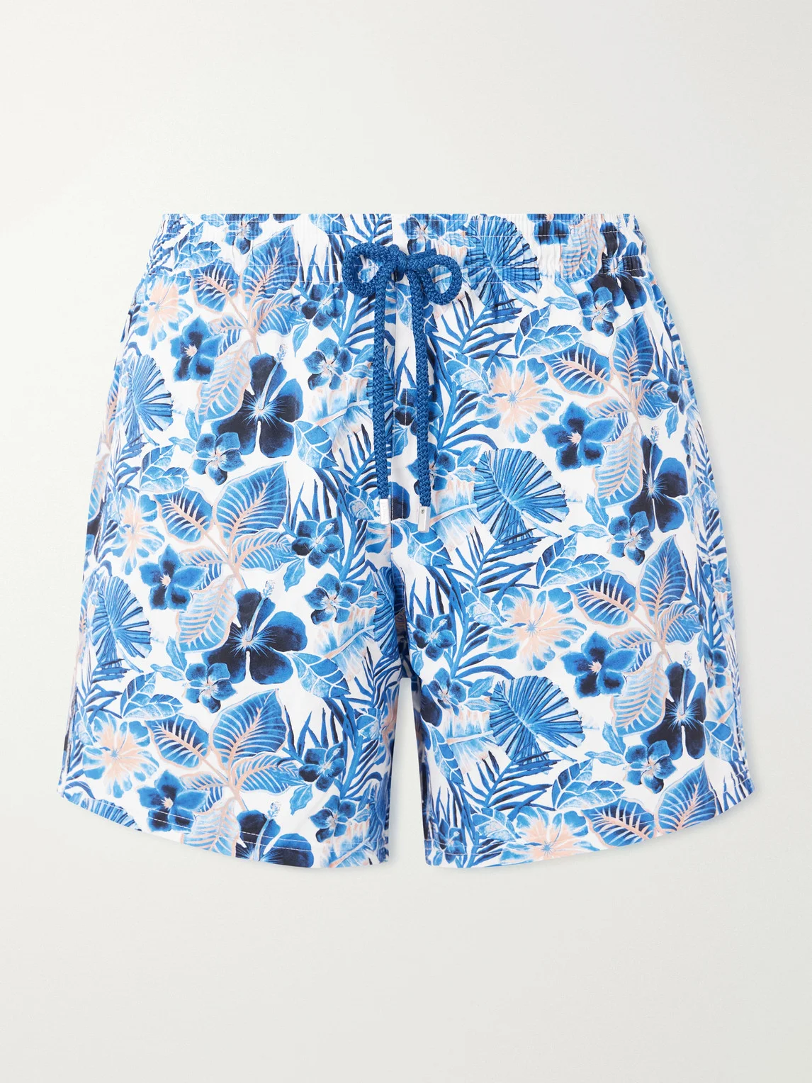 Moorise Straight-Leg Mid-Length Printed Recycled Swim Shorts - 1