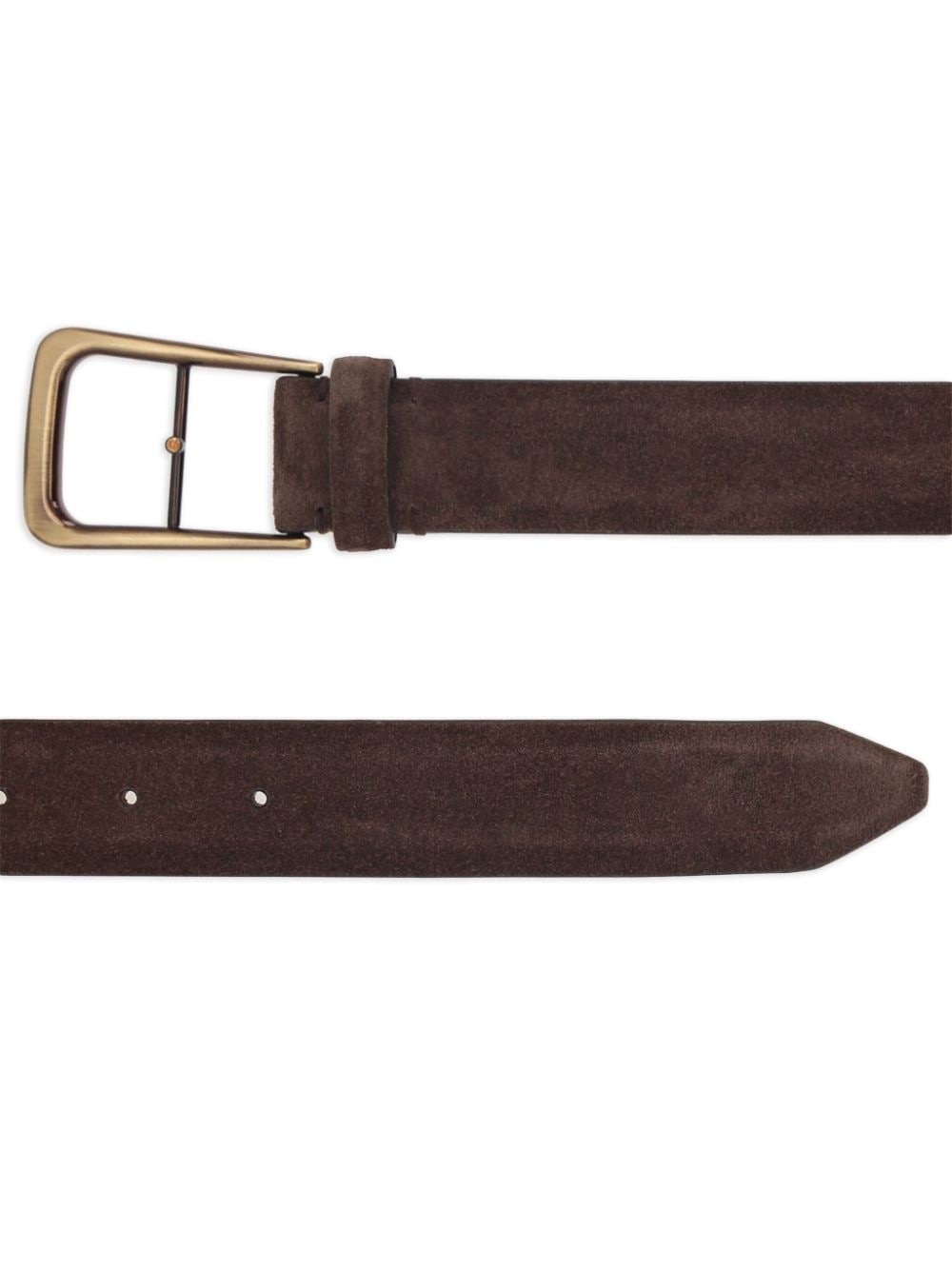 velvet buckled belt - 2