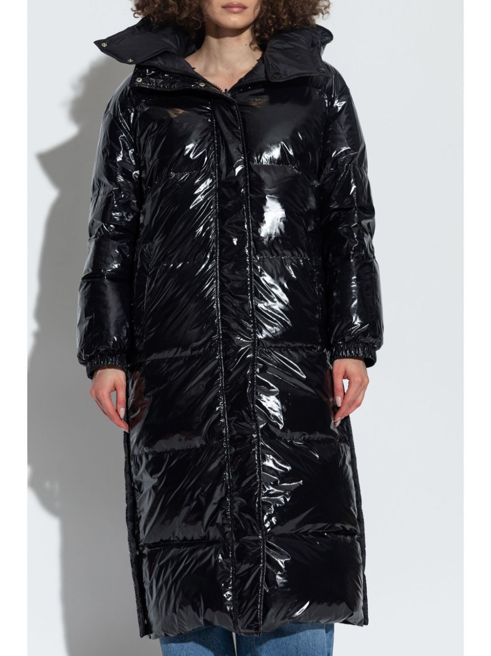 reversible parka coat - 6