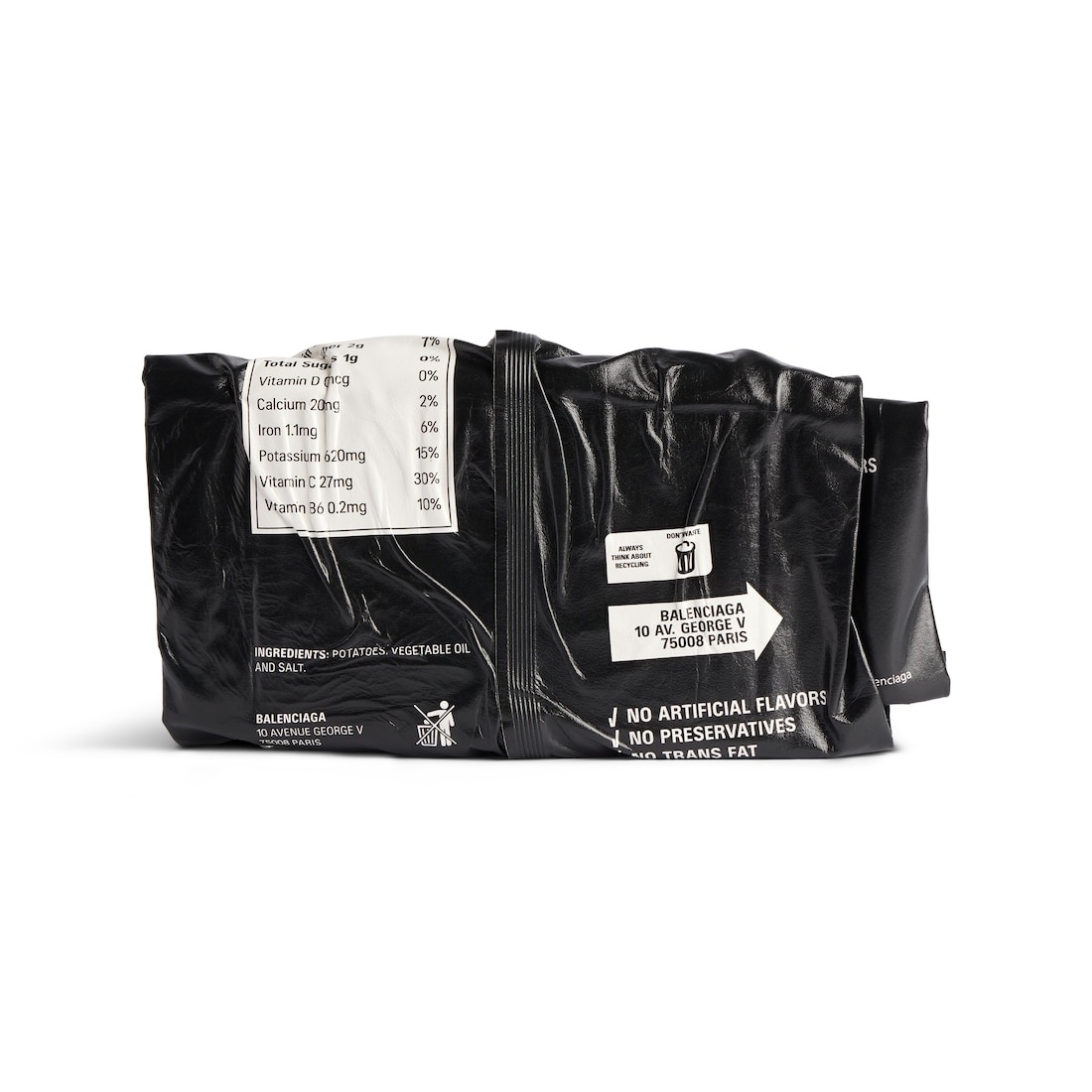 Chips Clutch Wallet  in Black - 2