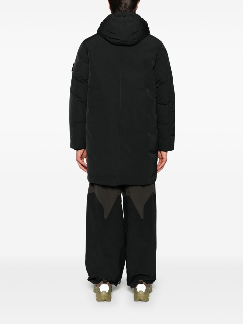 Micro Twill hooded coat - 4