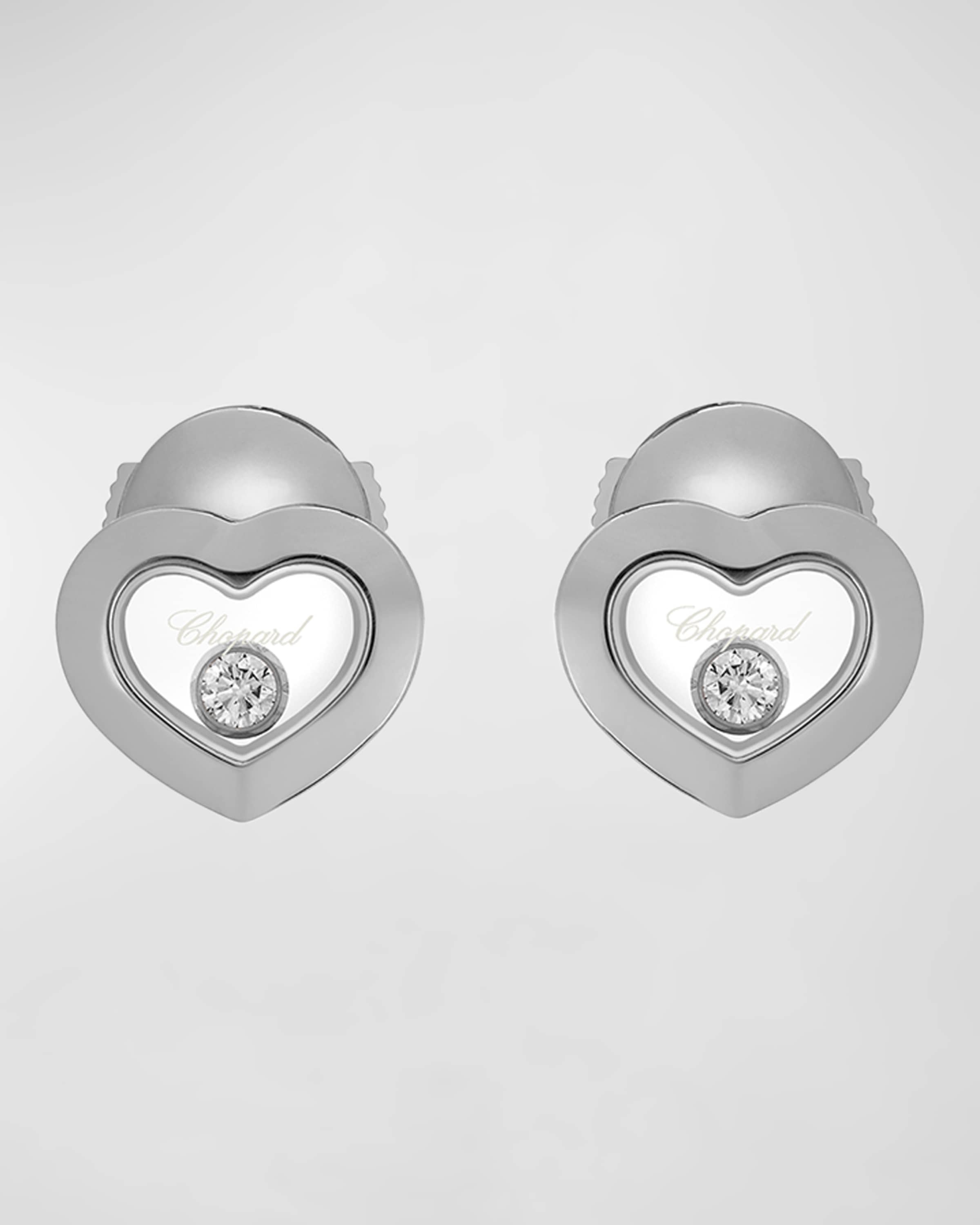 Happy Diamonds Icons 18K White Gold Stud Earrings - 1