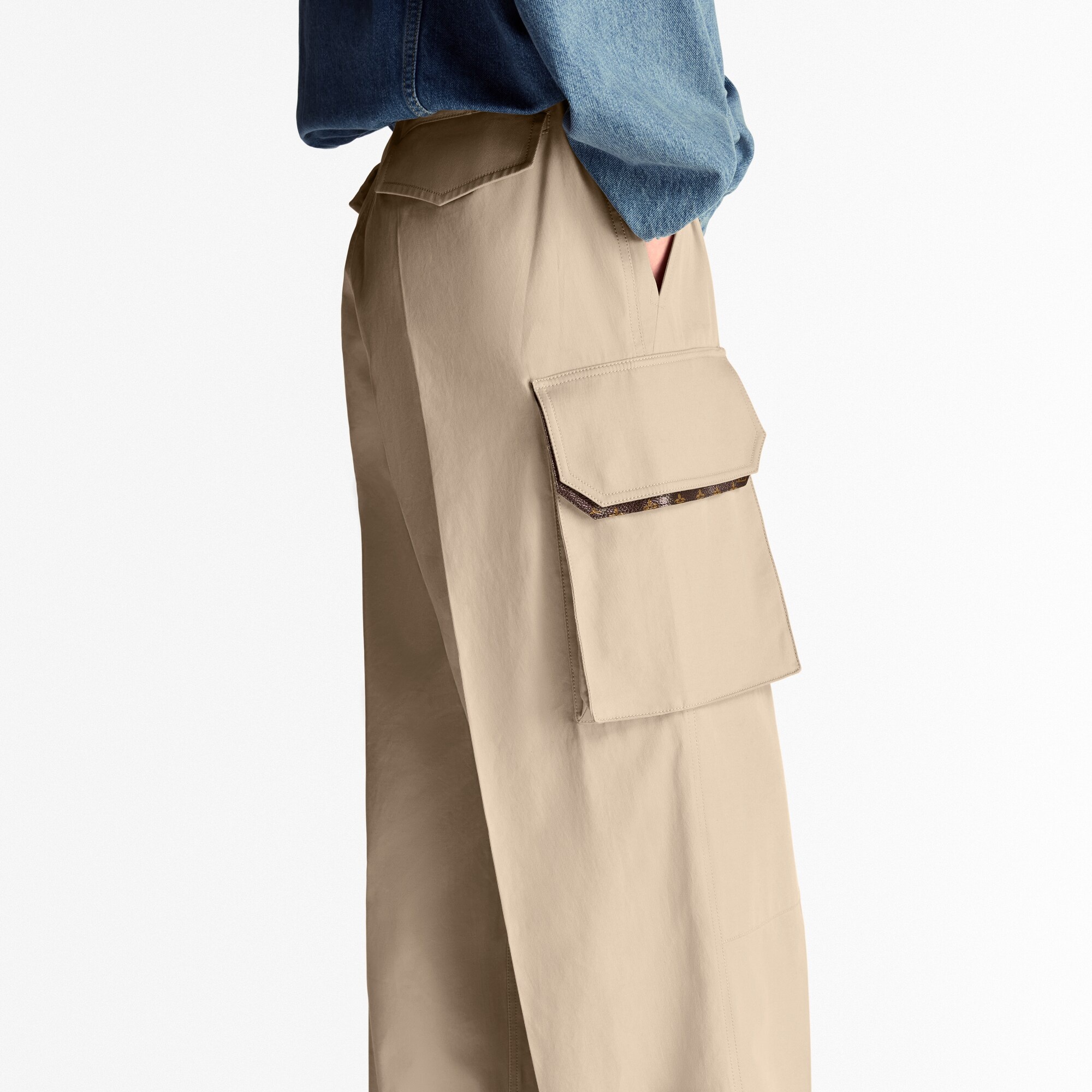 Wide-Leg Cargo Pants - 5