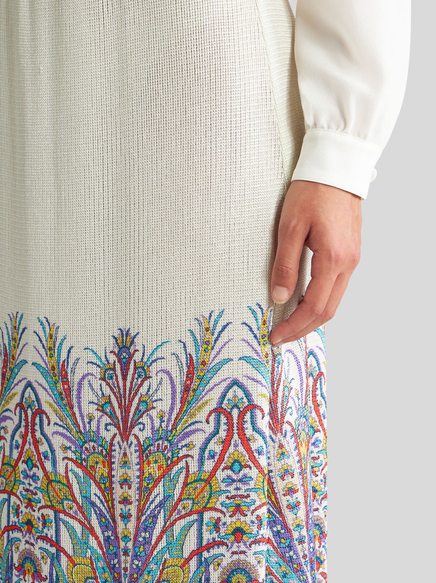 KNIT SKIRT WITH PRINT - 4