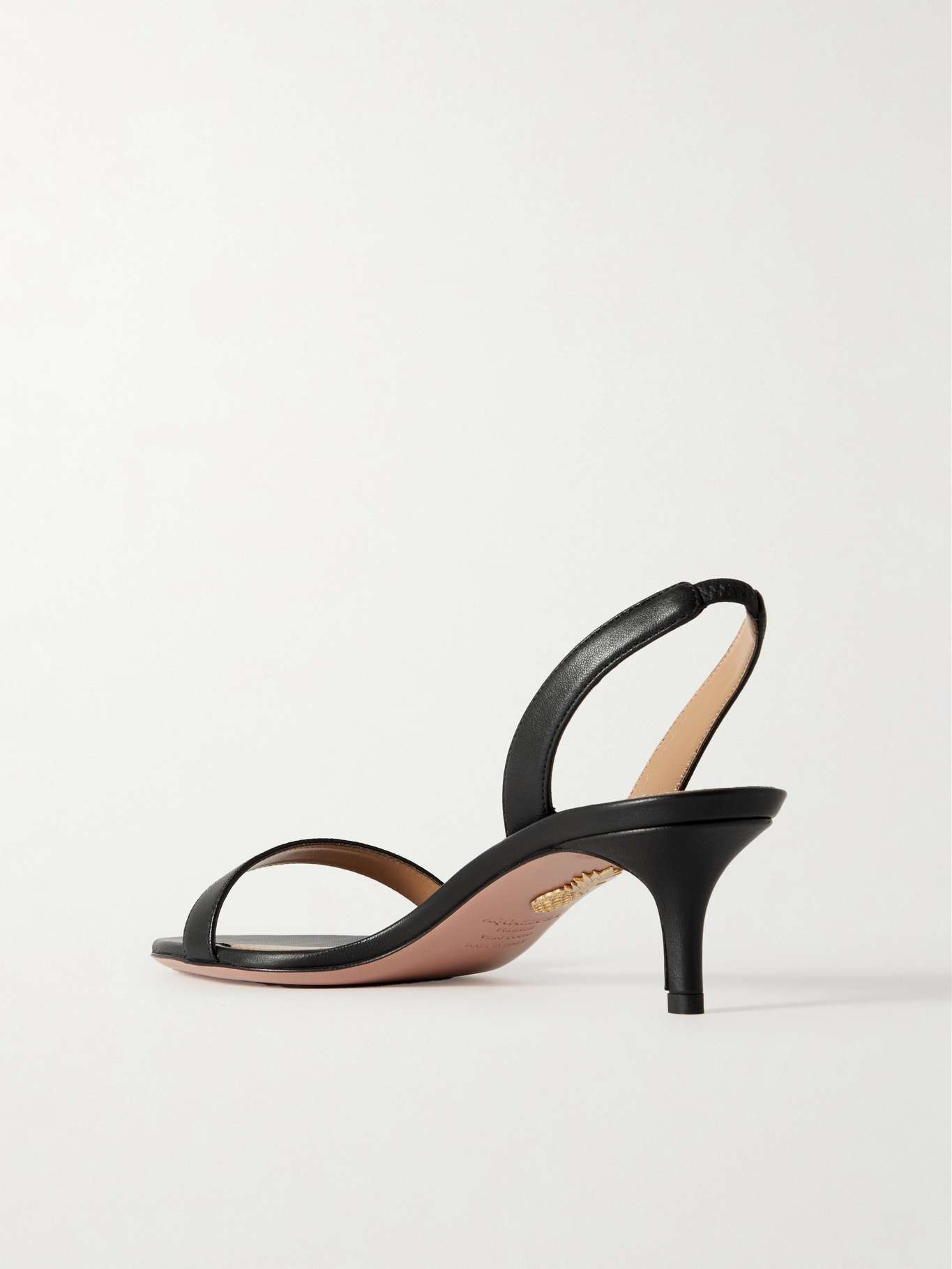 So Nude 50 leather slingback sandals - 3