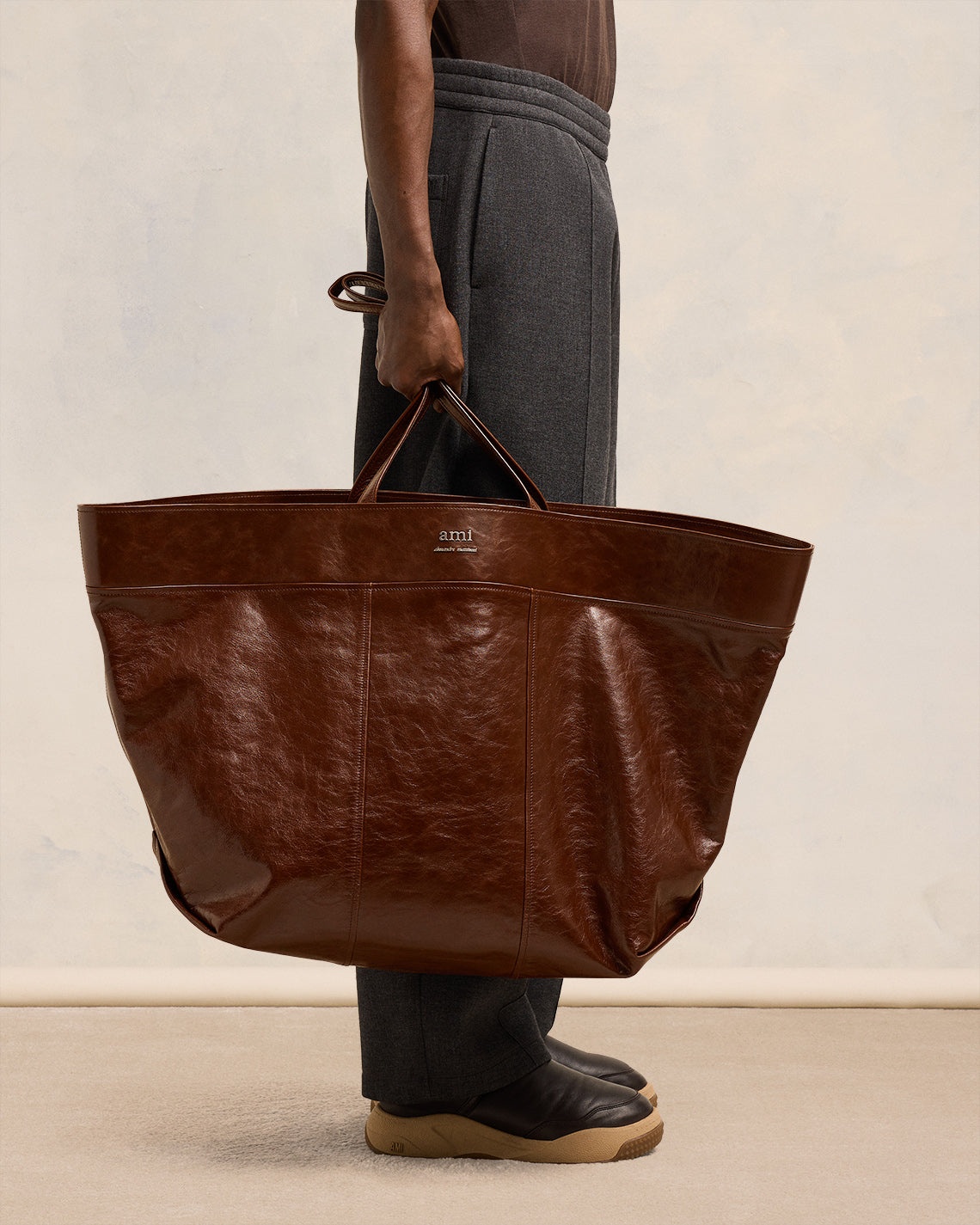 EAST WEST MAXI AMI SHOPPING BAG - 6
