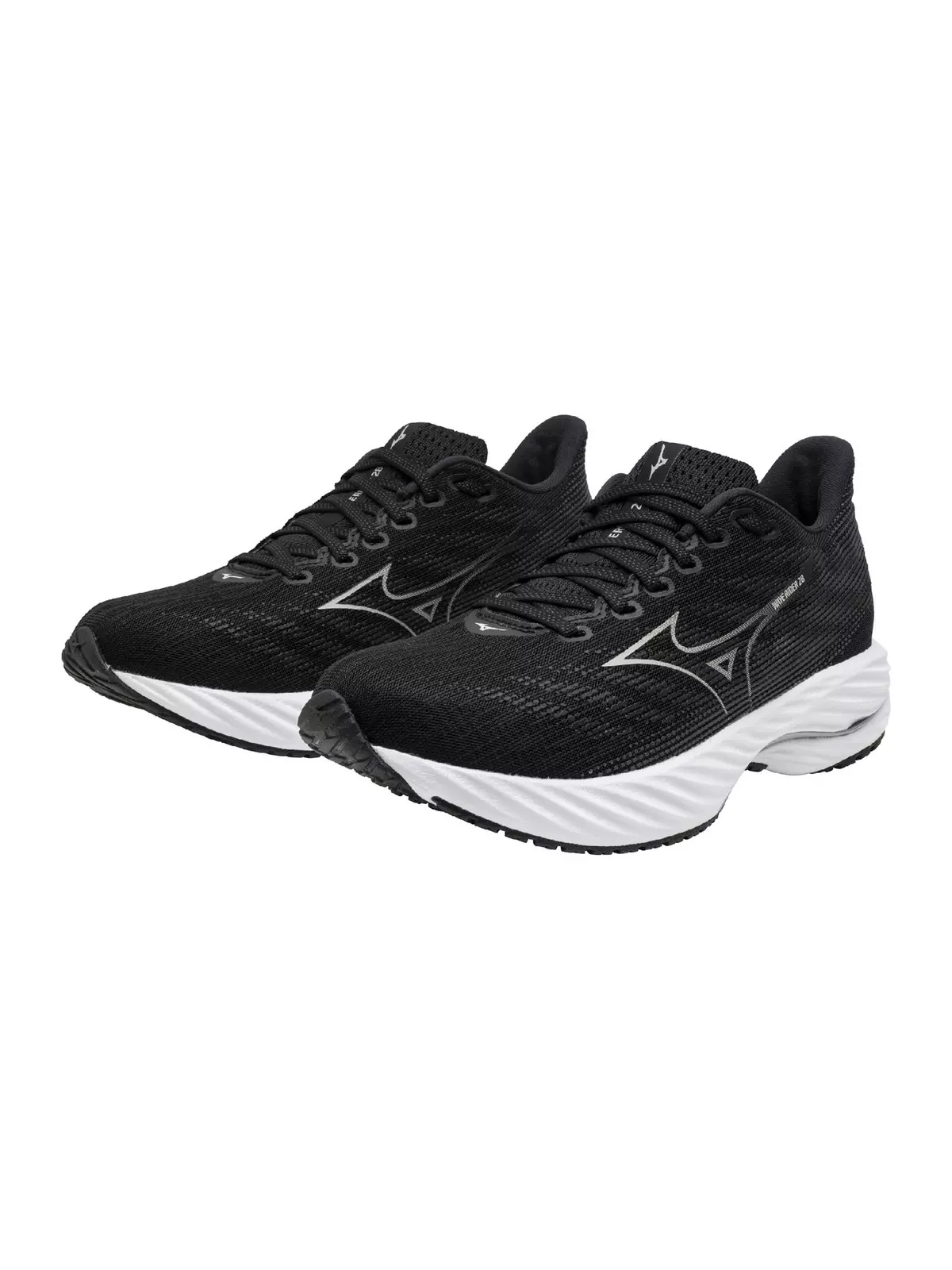 Wave Rider 28 "Black/Harbor Mist" Women's Running Shoe - 5