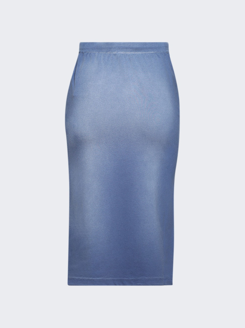 Acne Studios Sprayed Logo Skirt Navy Blue outlook