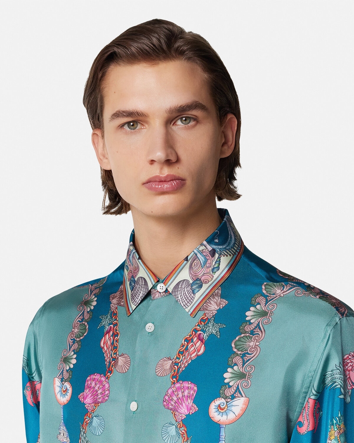 Coral Theatre Silk Shirt - 3