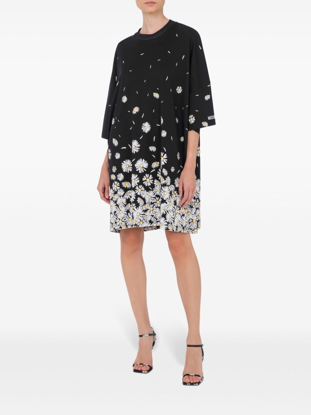 floral-print mini dress - 2