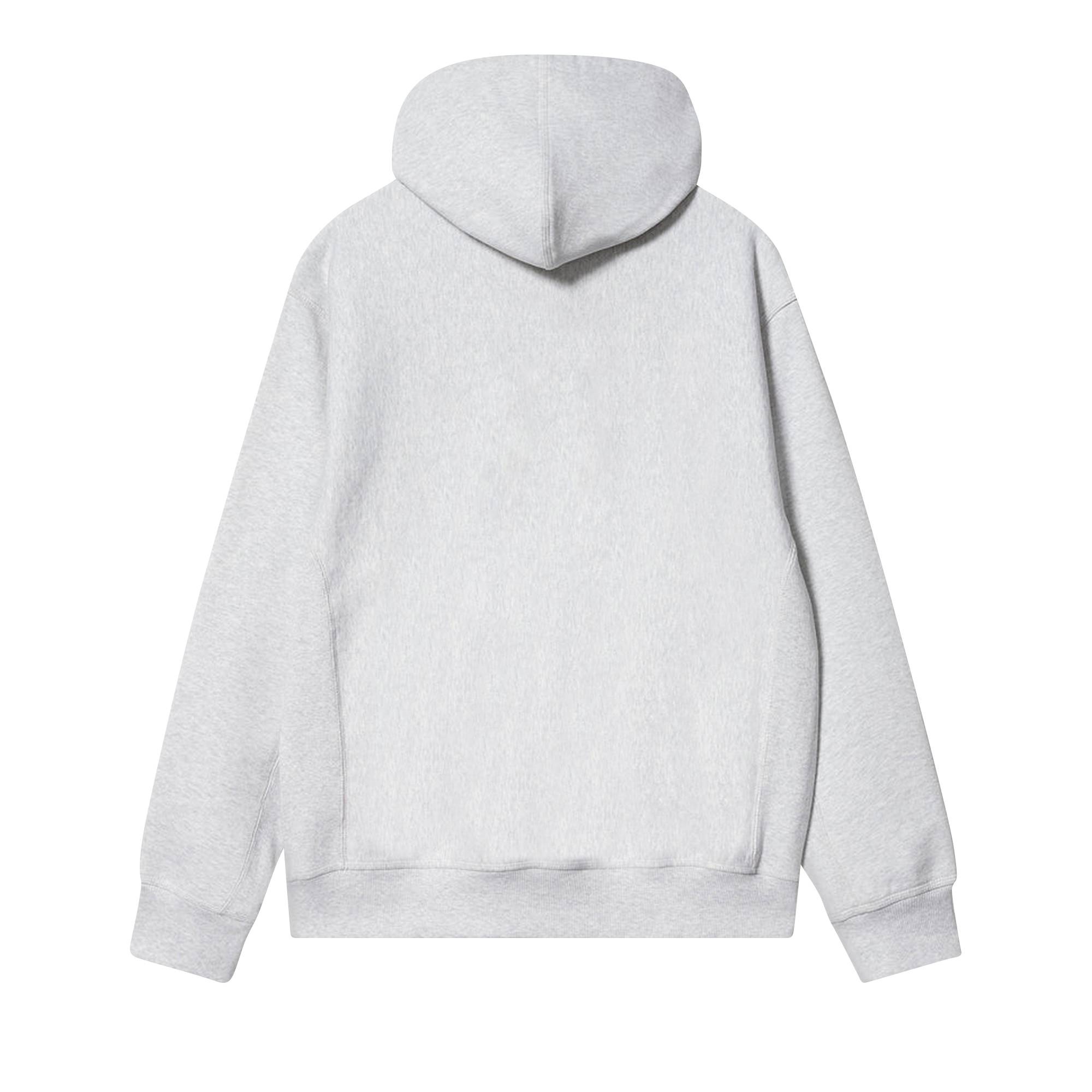 Carhartt WIP Hooded American Script Sweatshirt 'Grey' - 2