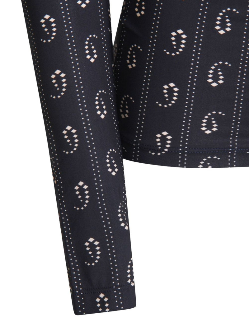 geometric-print turtleneck top 4