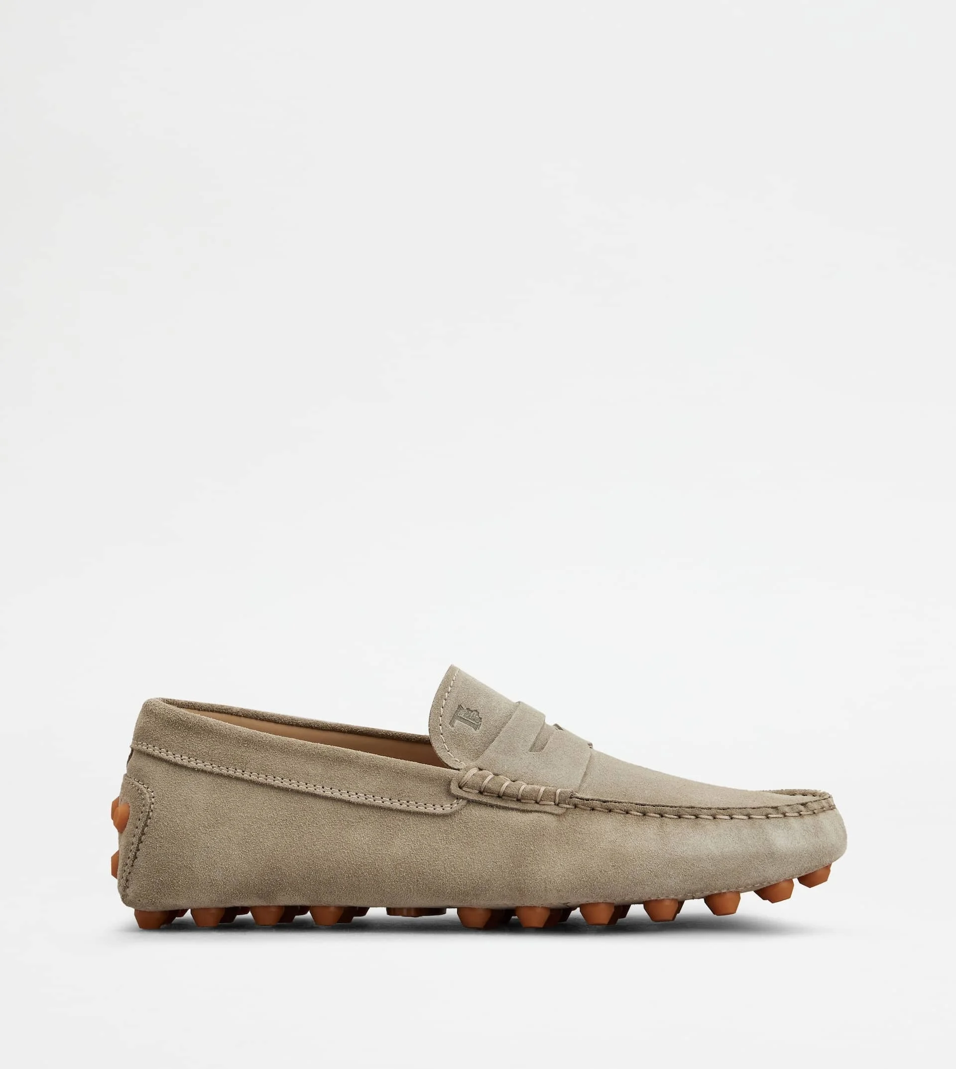 TOD'S GOMMINO BUBBLE IN SUEDE - BEIGE, ORANGE - 1