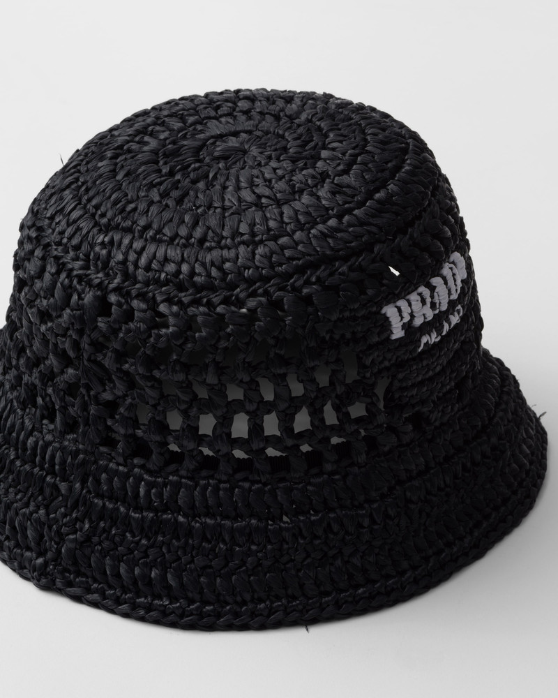 Prada Woven fabric bucket hat outlook