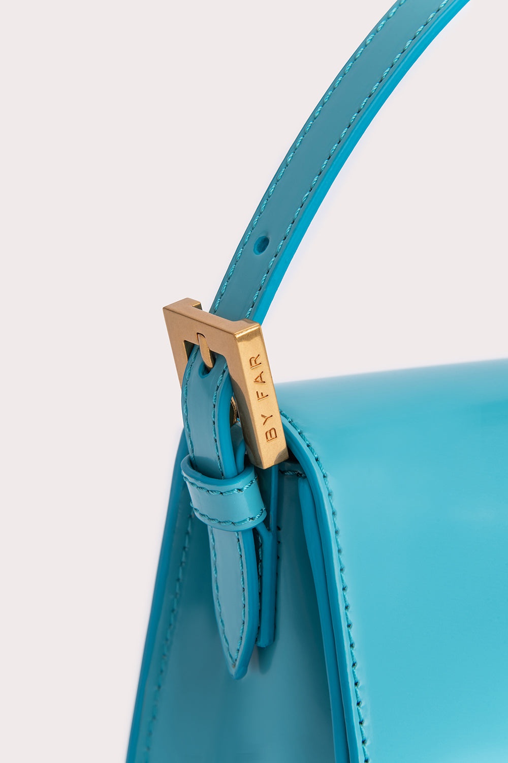 Fran Aquamarine Semi Patent Leather - 5