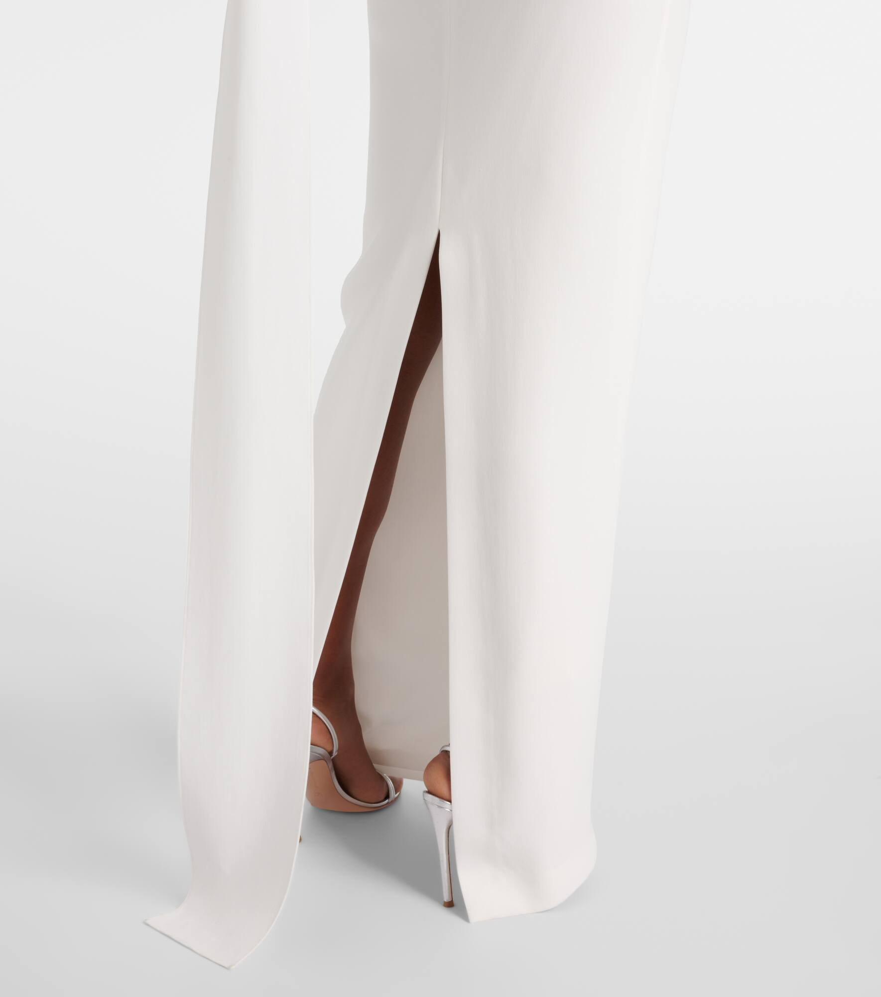 Bridal asymmetric cady gown - 5
