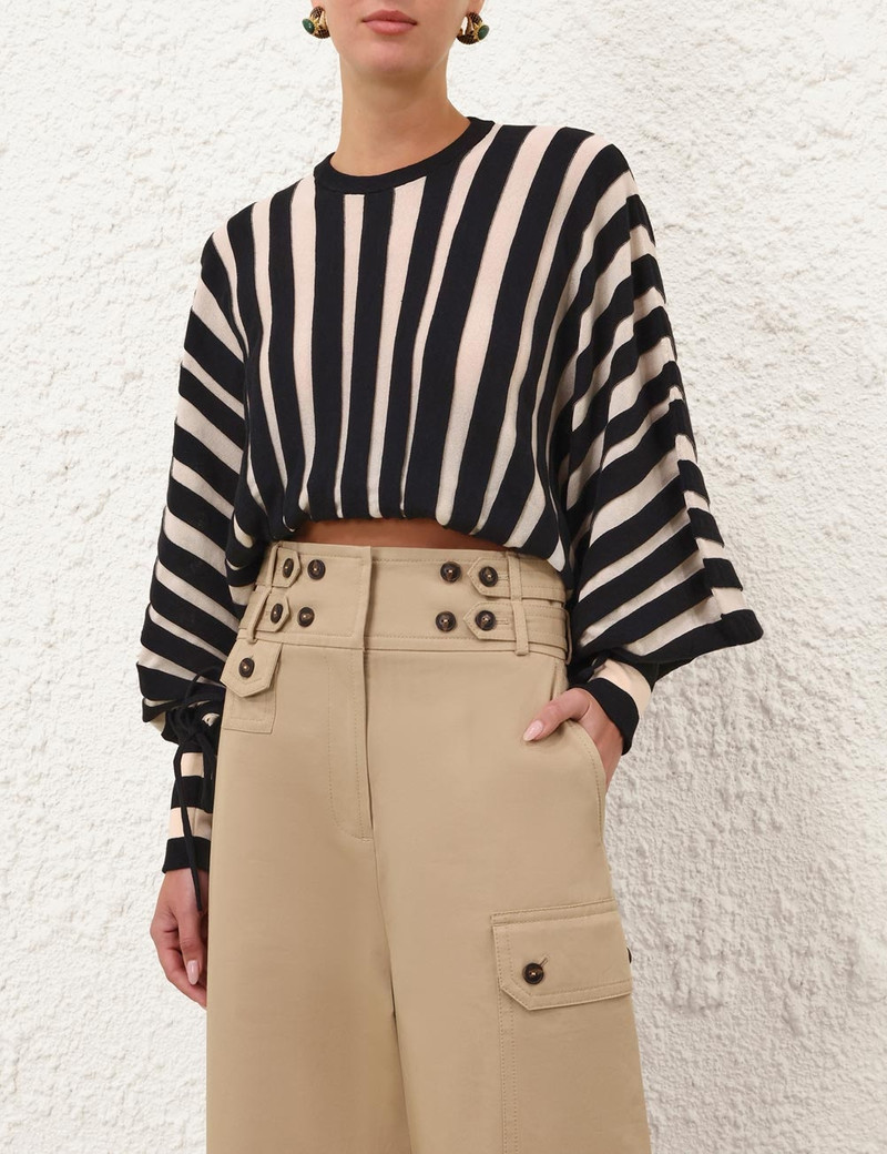 Zimmermann REBELLION DRAWN SWEATER outlook