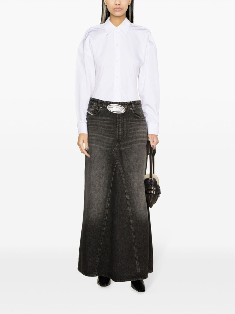 Diesel De-Pago denim maxi skirt outlook